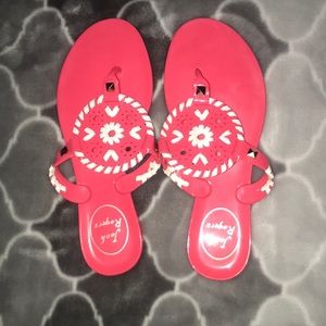 Pink Jack Rogers sandals
